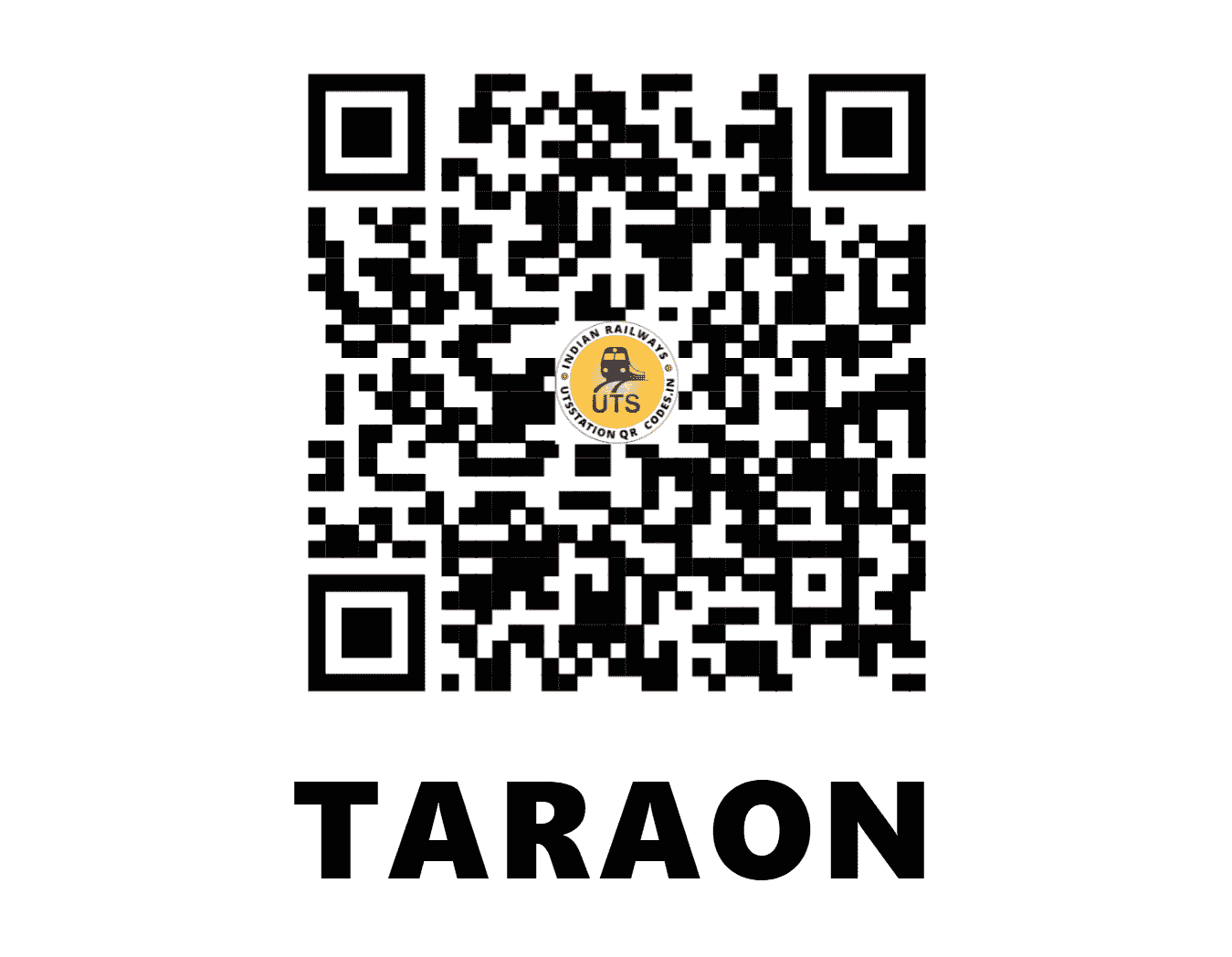 UTS QR Code for TARAON - TRN - NE (UTTAR PRADESH)